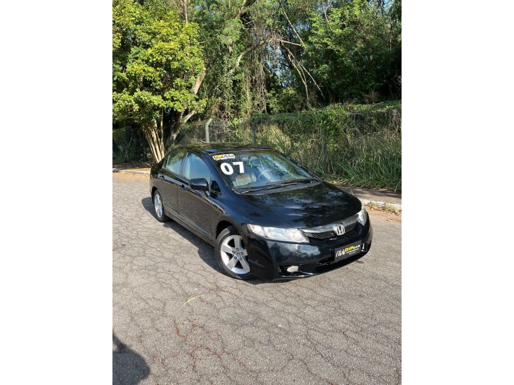HONDA CIVIC 1.8 LXS 16V FLEX 4P MANUAL 2007 foto 2