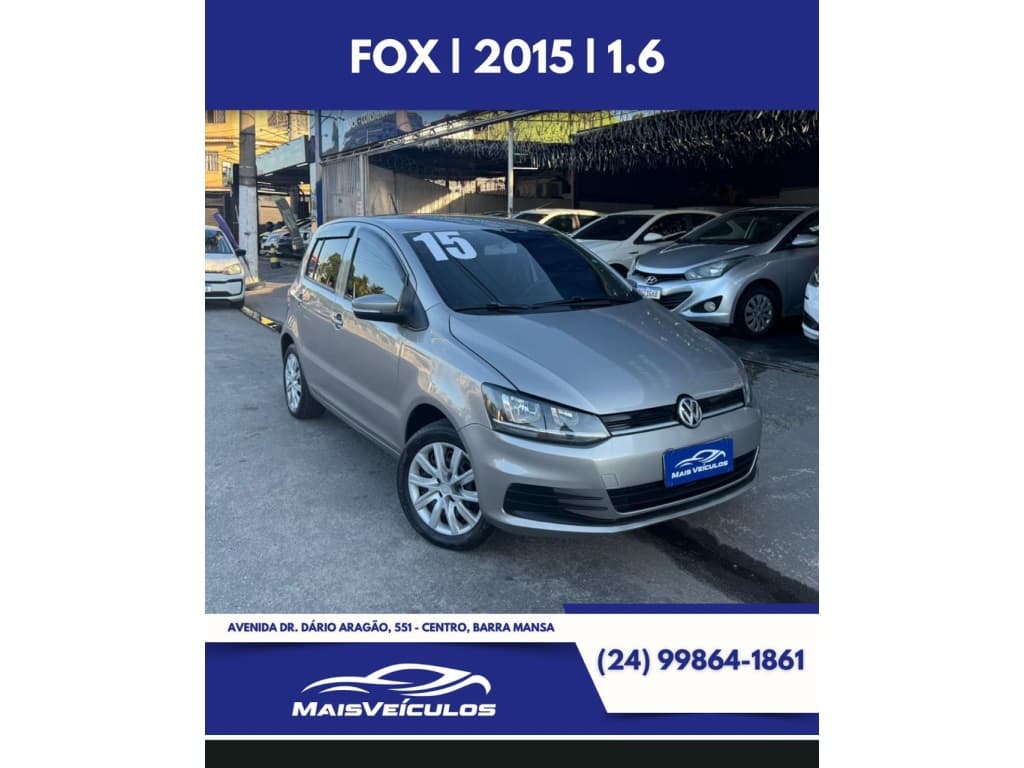 VOLKSWAGEN FOX 1.6 MSI TRENDLINE 8V FLEX 4P MANUAL 2015 foto 1