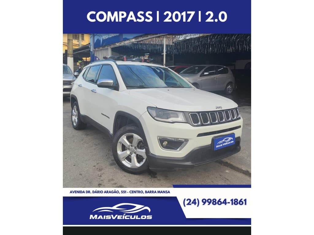 JEEP COMPASS 2.0 16V FLEX SPORT AUTOMÁTICO 2017 foto 1