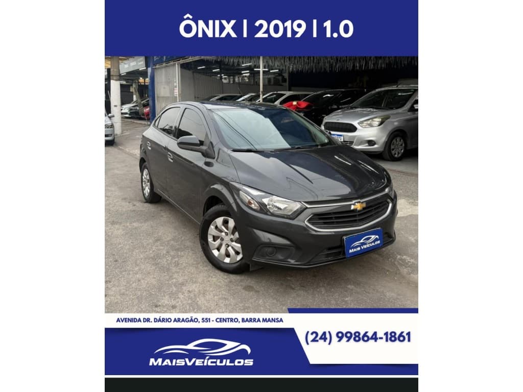 CHEVROLET ONIX 1.0 MPFI LT 8V FLEX 4P MANUAL 2019 foto 1