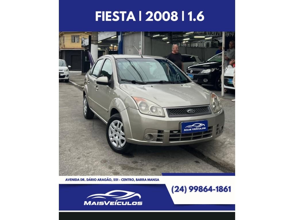 FORD FIESTA 1.6 MPI SEDAN 8V FLEX 4P MANUAL 2008 foto 1