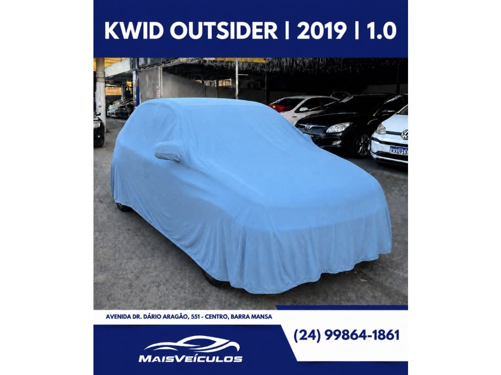 RENAULT KWID 1.0 12V SCE FLEX OUTSIDER MANUAL 2020 foto 1