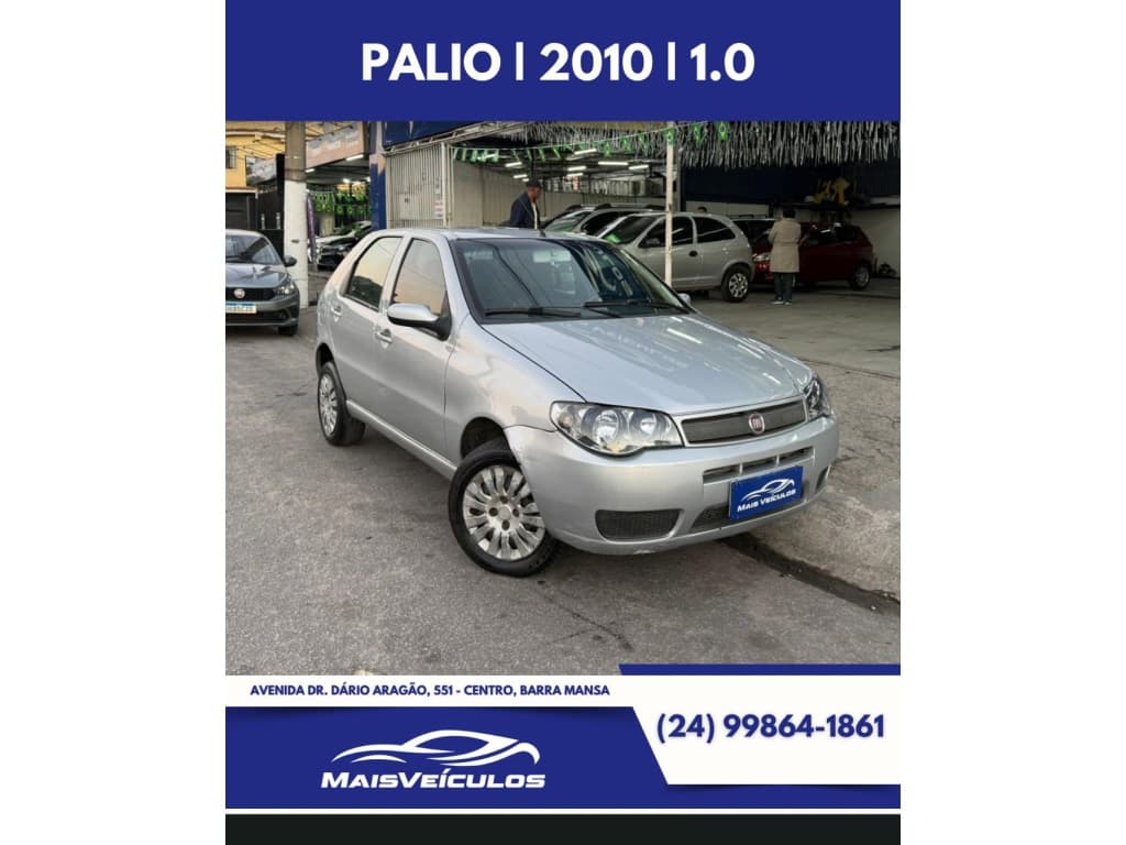FIAT PALIO 1.0 MPI FIRE ECONOMY 8V FLEX 4P MANUAL 2010 foto 1