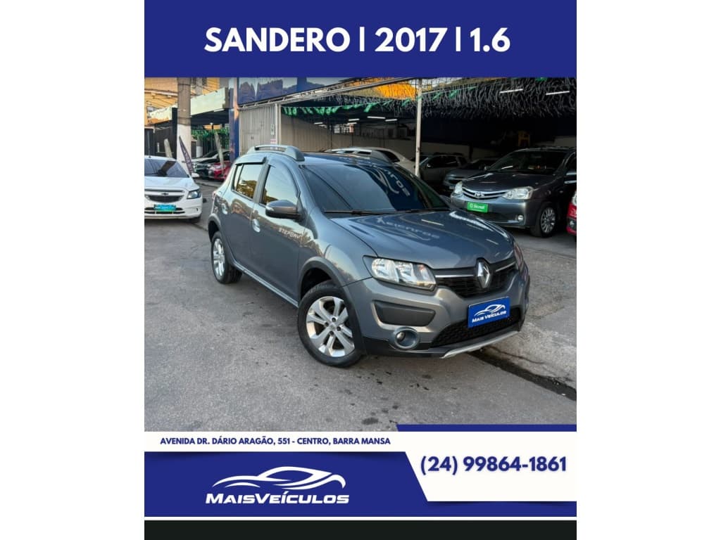 RENAULT SANDERO 1.6 STEPWAY RIP CURL 8V FLEX 4P MANUAL 2017 foto 1