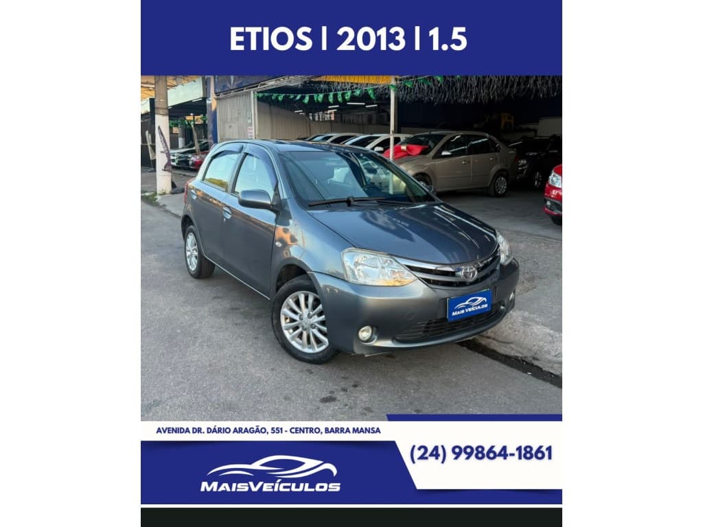 TOYOTA ETIOS 1.5 XLS 16V FLEX 4P MANUAL 2013 foto 1