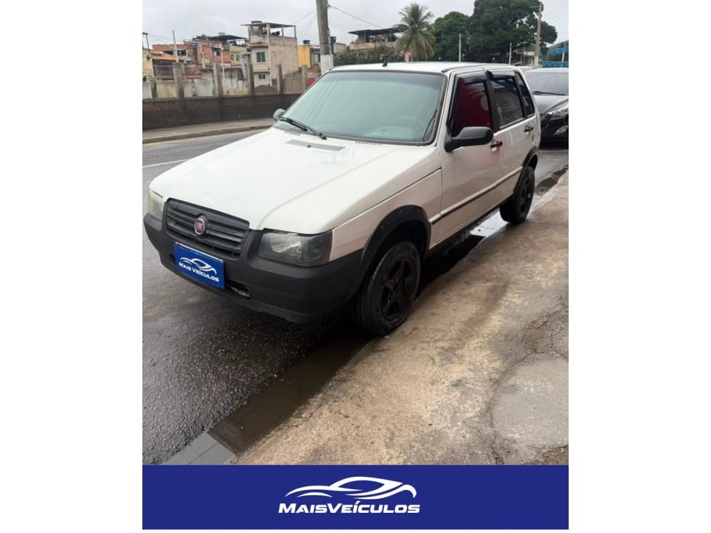 FIAT UNO 1.0 MPI MILLE FIRE 8V FLEX 4P MANUAL 2008 foto 2