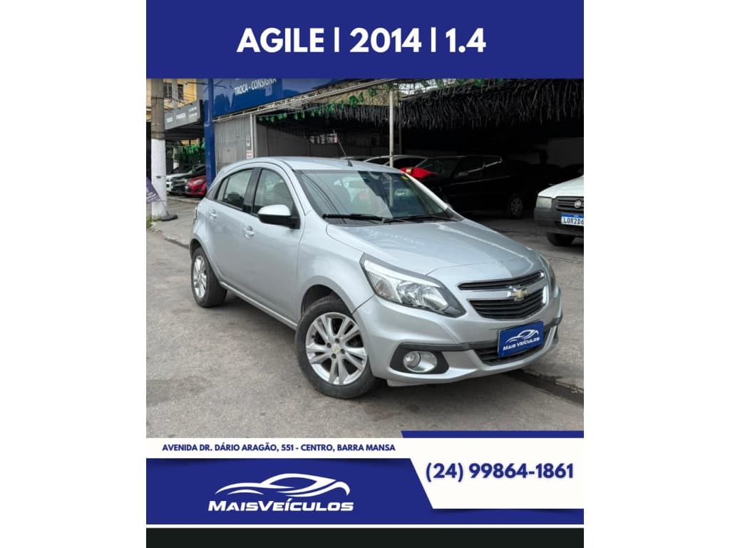CHEVROLET AGILE 1.4 MPFI LTZ 8V FLEX 4P AUTOMATIZADO 2014