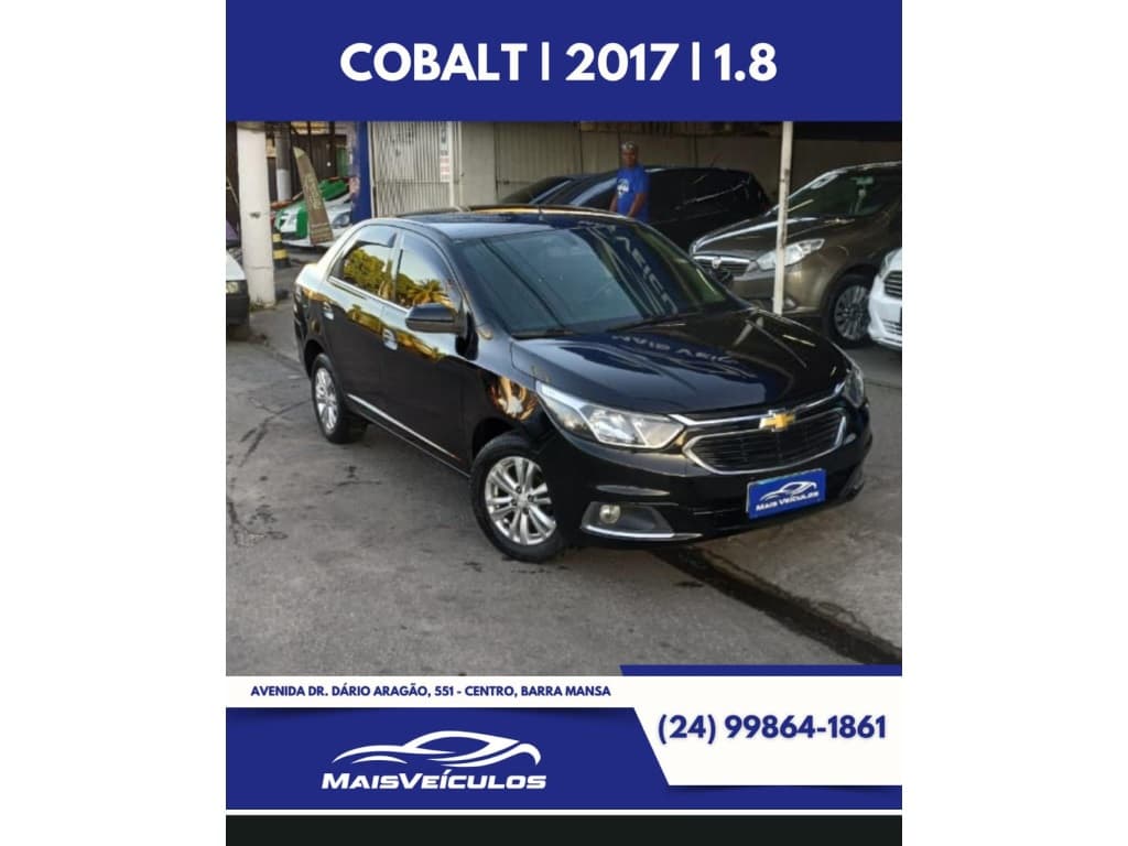 CHEVROLET COBALT 1.8 MPFI LTZ 8V FLEX 4P AUTOMÁTICO 2017 foto 1