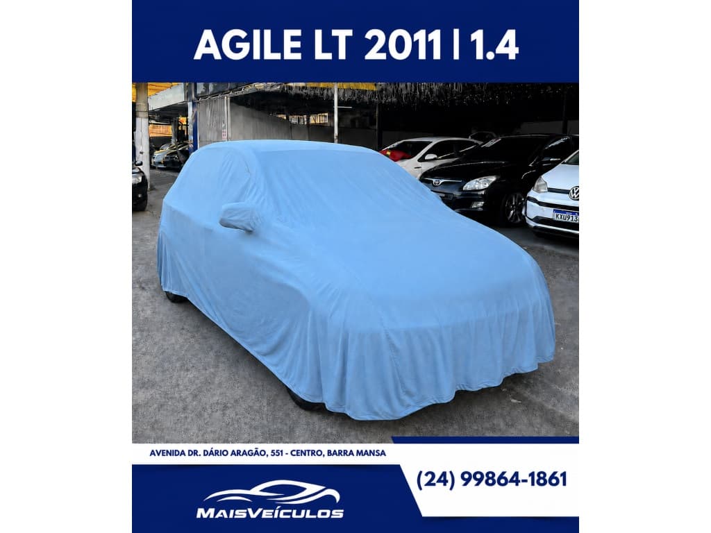 CHEVROLET AGILE 1.4 MPFI LT 8V FLEX 4P MANUAL 2011 foto 1