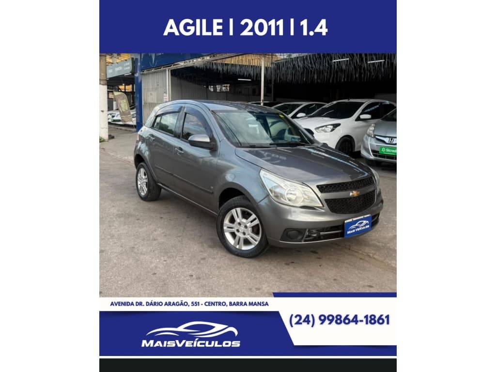 CHEVROLET AGILE 1.4 MPFI LT 8V FLEX 4P MANUAL 2011