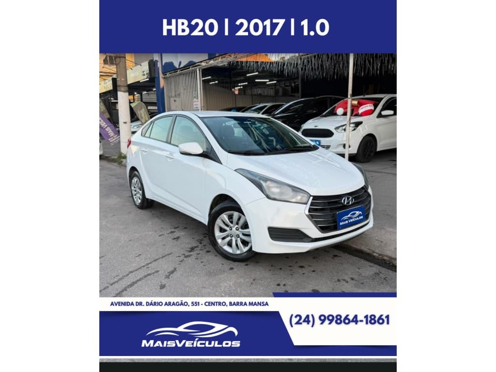 HYUNDAI HB20S 1.0 COMFORT PLUS 12V FLEX 4P MANUAL 2017 foto 1