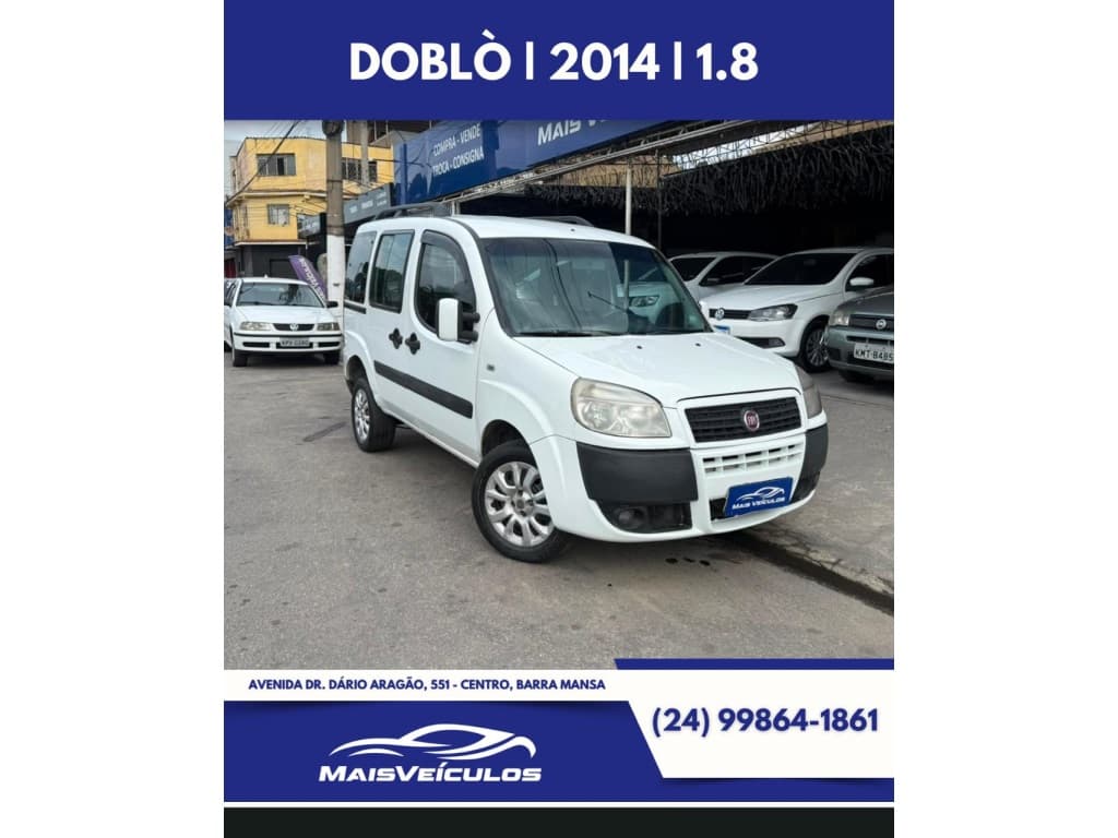 FIAT DOBLO 1.8 MPI ESSENCE 7L 16V FLEX 4P MANUAL 2014