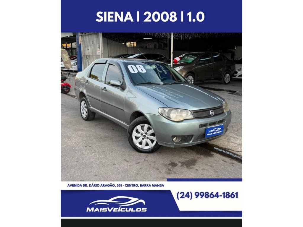 FIAT SIENA 1.0 MPI FIRE CELEBRATION 8V FLEX 4P MANUAL 2008