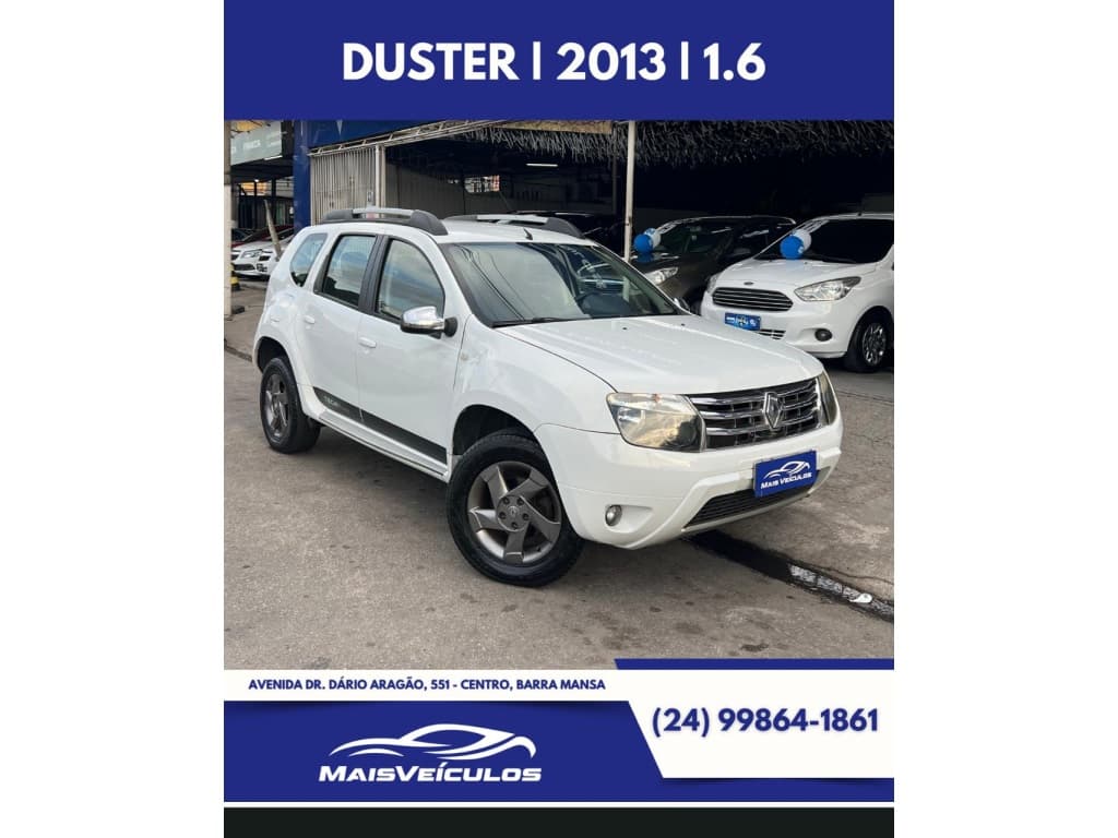 RENAULT DUSTER 1.6 DYNAMIQUE 4X2 16V FLEX 4P MANUAL 2013
