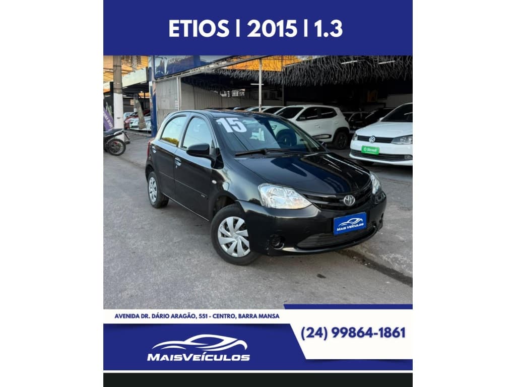 TOYOTA ETIOS 1.3 XS 16V FLEX 4P MANUAL 2015