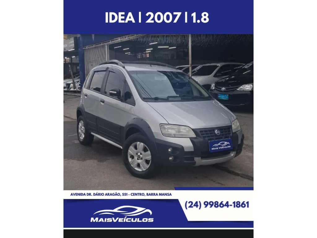 FIAT IDEA 1.8 MPI ADVENTURE 8V FLEX 4P MANUAL 2007