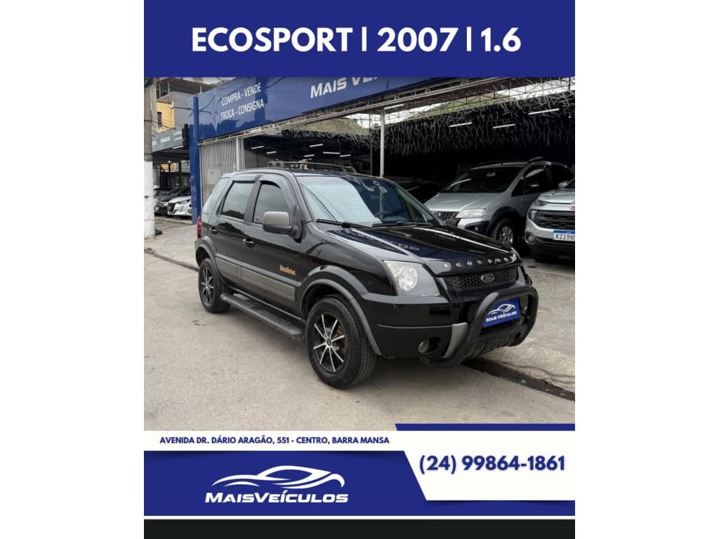 FORD ECOSPORT 1.6 XLT FREESTYLE 8V FLEX 4P MANUAL 2007