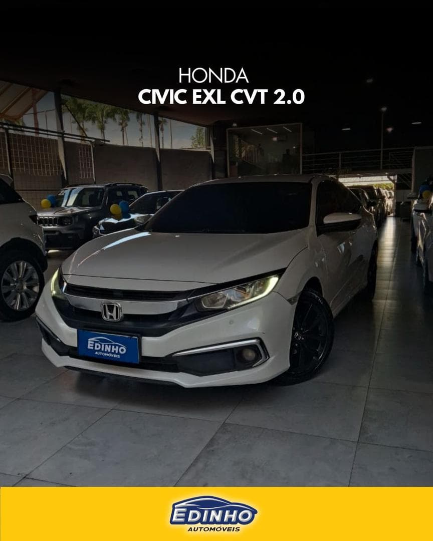 HONDA CIVIC EXL CVT 2020