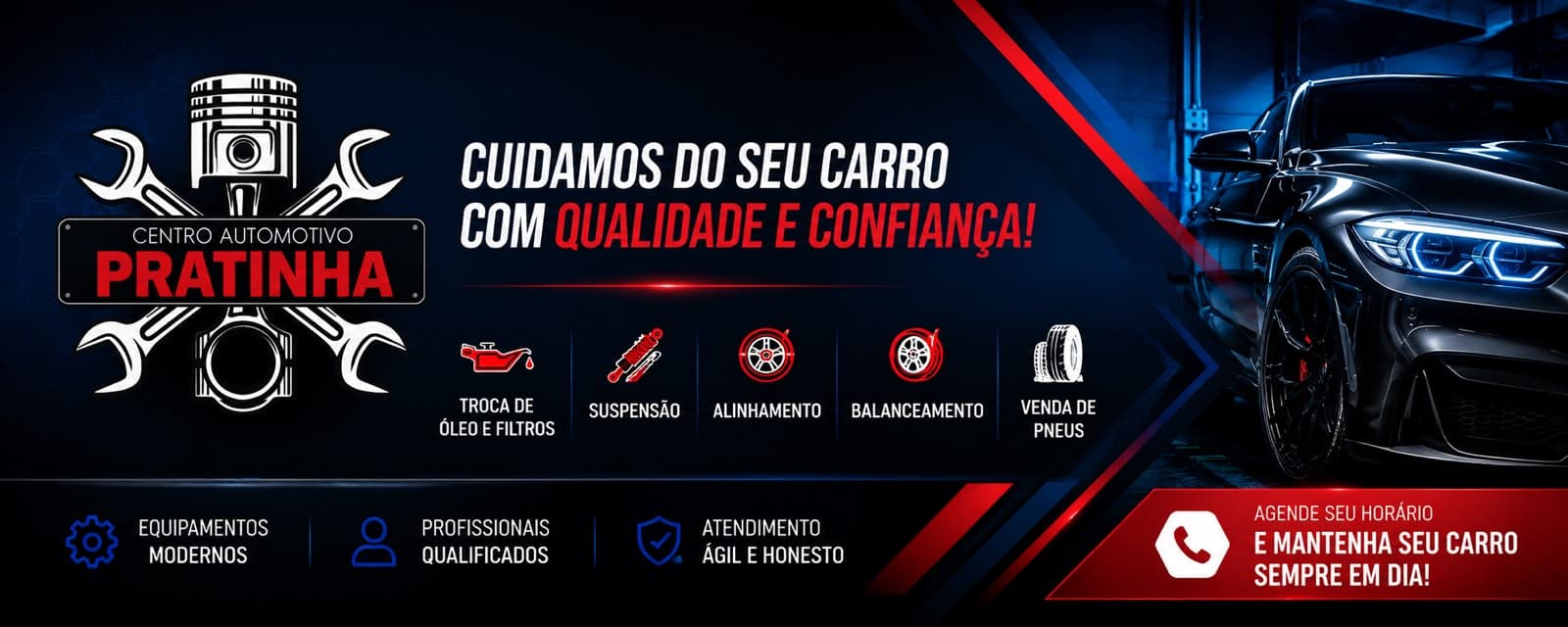 Capa de Centro Automotivo Pratinha