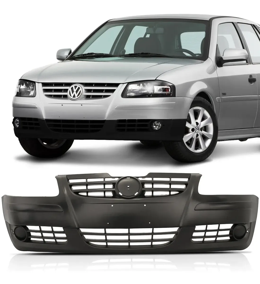 PARA-CHOQUE GOL G4 DIANT. POROSO/LISO