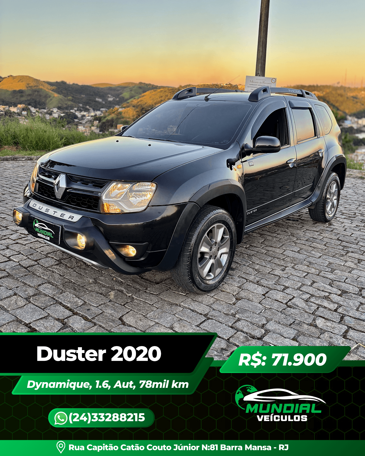 Duster Dymanique aut 2020
